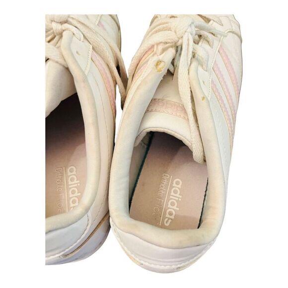 Adidas Ortholite Float Shoes in White and Pink size 8 1/2 leather sneakers - Picture 8 of 14